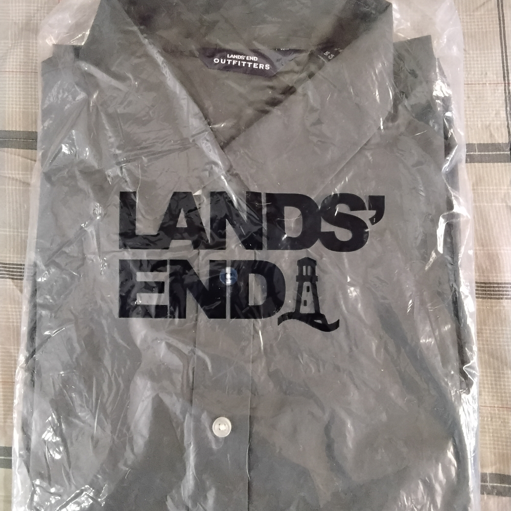 Lands' End Men's Gray Shirt